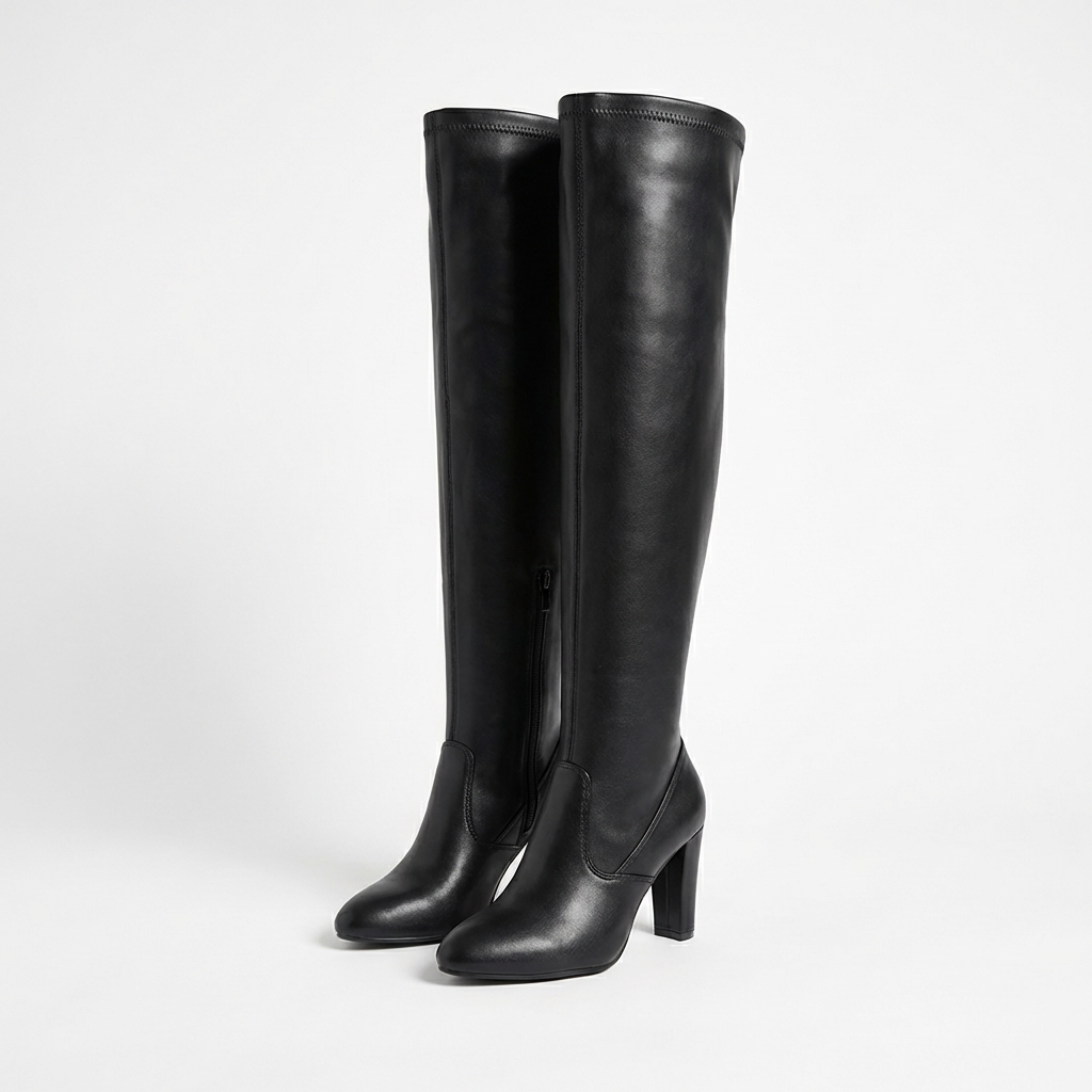 Camila – Bottes Noires Style Western