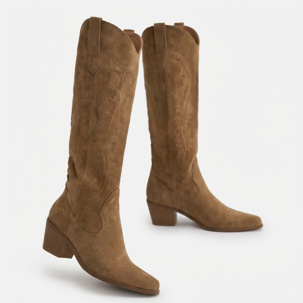 Luna – Bottes Camel Style Santiag