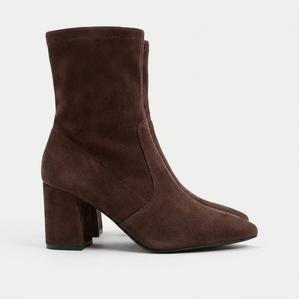 Clara – Bottes Basses à Talon Carré