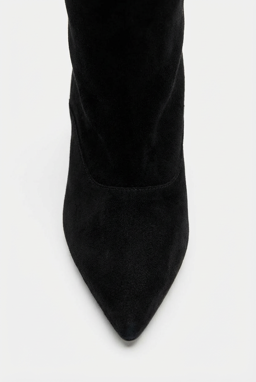 Noémie – Bottes Noires à Talon Fin