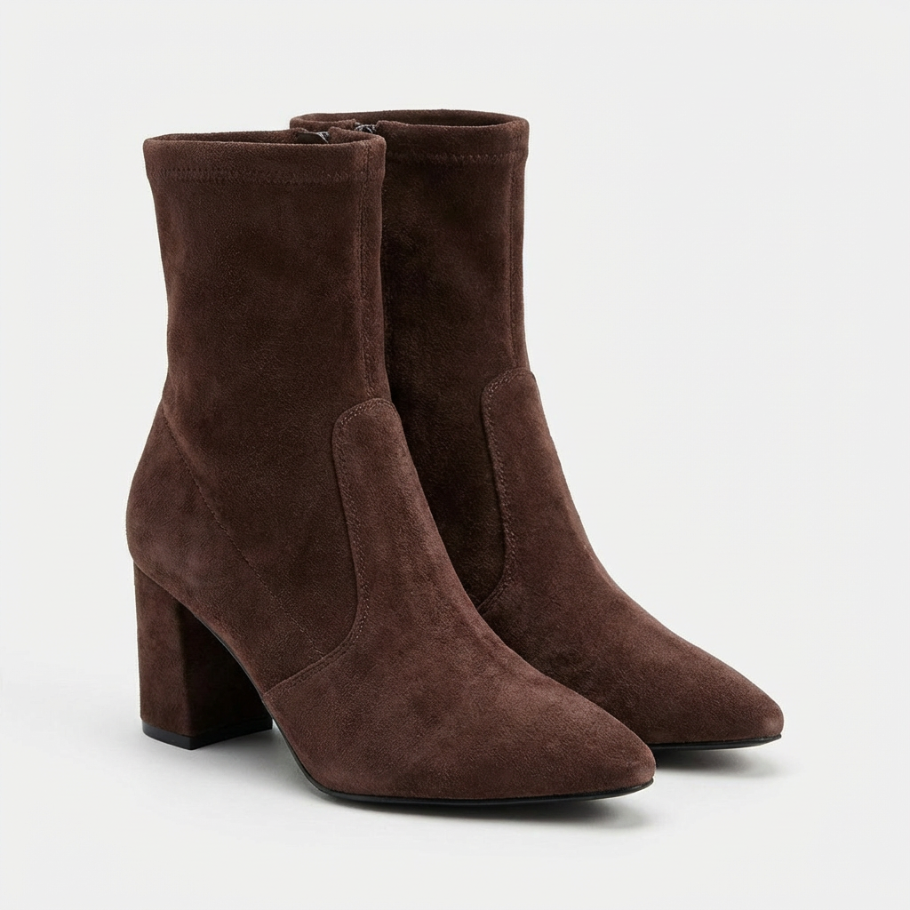 Clara – Bottes Basses à Talon Carré