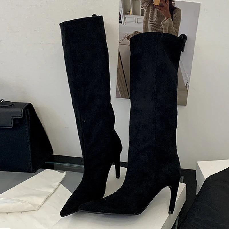 Diane – Bottes Hautes à Talon Fin