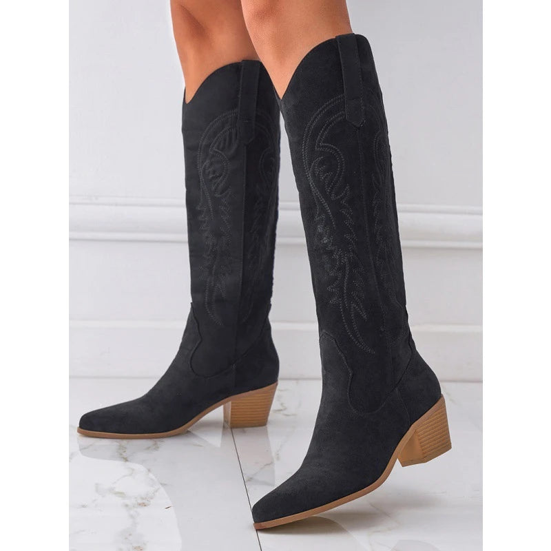 Luna – Bottes Camel Style Santiag