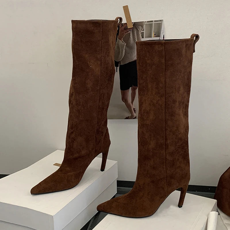 Diane – Bottes Hautes à Talon Fin