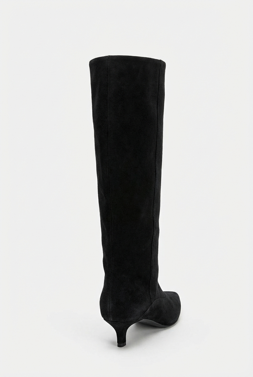 Noémie – Bottes Noires à Talon Fin