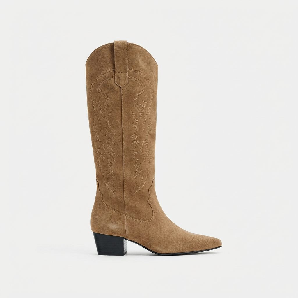 Luna – Bottes Camel Style Santiag