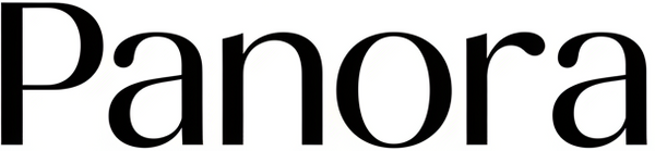 Logo Panora noir minimaliste