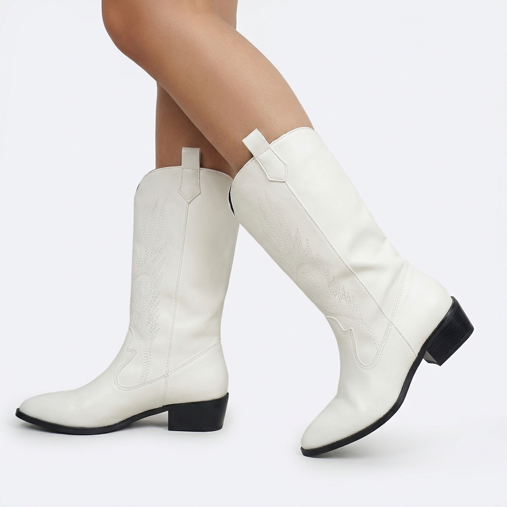 Alma – Santiag Blanche Style Cowboy