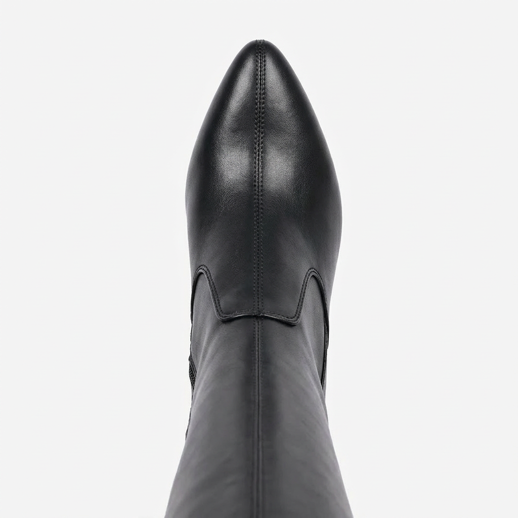 Camila – Bottes Noires Style Western